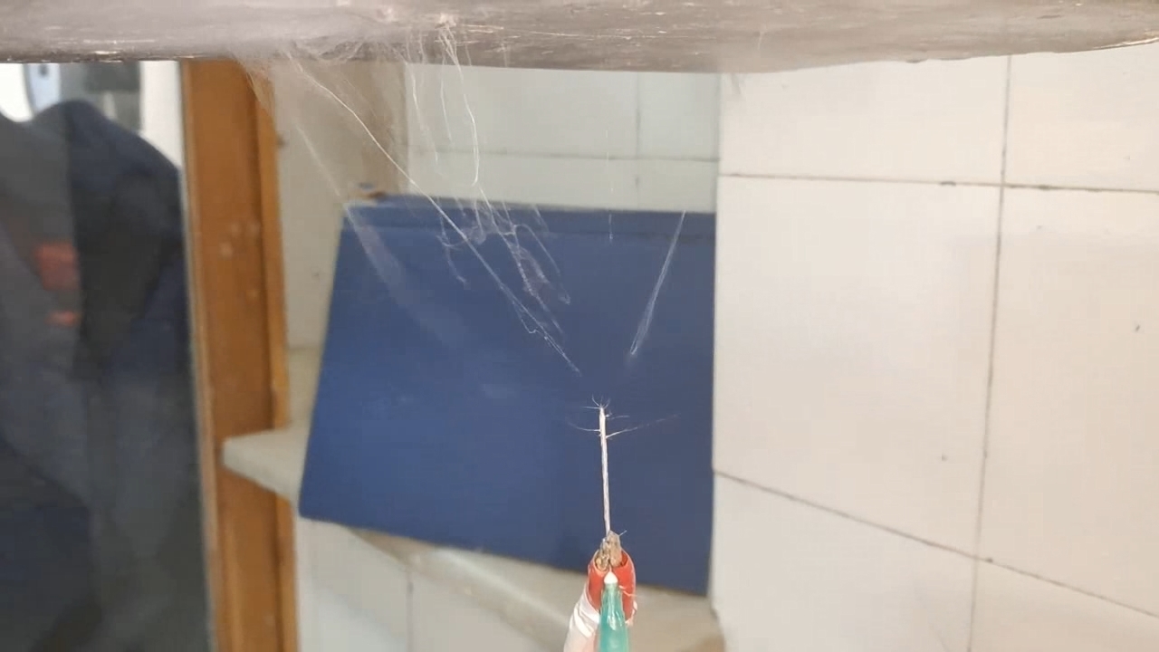 Electrospinning: Solutions of Polystyrene and Polyvinylidene Difluoride in Dimethylformamide